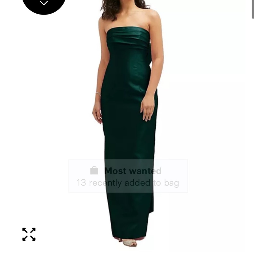 ALFRED SUNG Forest Green Dress
